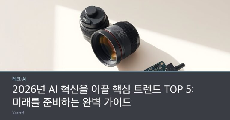 A camera lens, a small microphone and a bare circuit board arranged together on a clean pale desk, bright even daylight