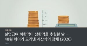 Two nearly equal stacks of coins being measured side by side with a small ruler and a calculator on a bright desk