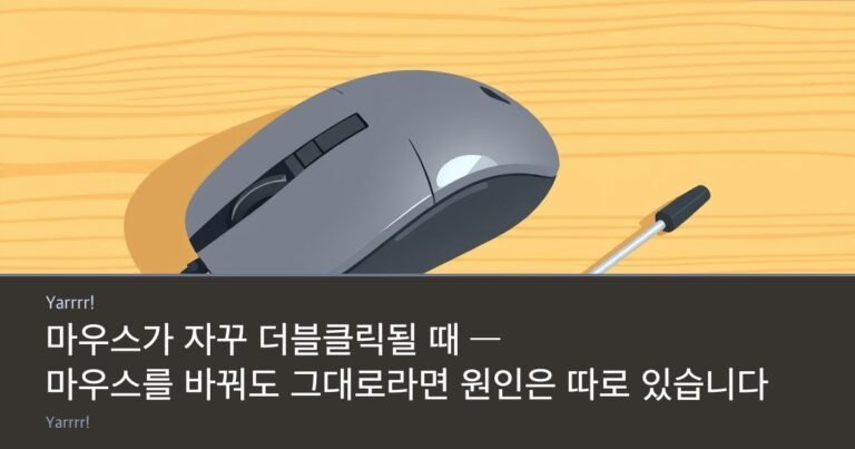 A computer mouse with its bottom cover lifted open beside a small screwdriver and a cotton swab on a bright wooden desk