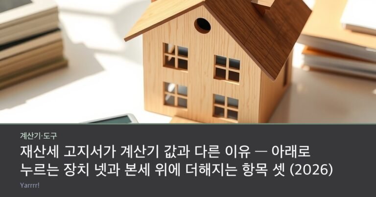 A small wooden model house beside a pocket calculator, a ring of house keys and a stack of folded paper envelopes on a bright desk